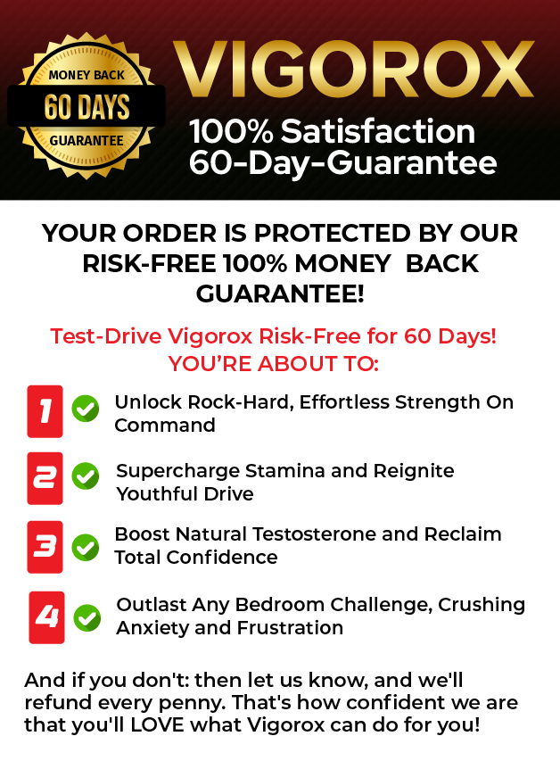 Vigorox Prime 60-Day Satisfaction Guarantee